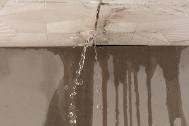 Professional Burst Pipe Cleanup technician working in Marietta, OK